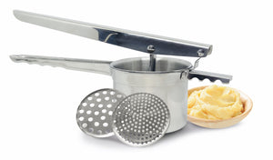 Ghidini Pureeknijper / Aardappelpers - RVS - med 2 Udskiftelige Skiver