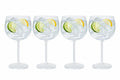Cookinglife Gin Tonic Glazen Kunststof - CampVibe - Outdoor - Onbreekbar - 570 ml - 4 Stuks