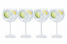 Cookinglife Gin Tonic Glazen Kunststof - CampVibe - Outdoor - Onbreekbar - 570 ml - 4 Stuks