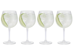 Cookinglife Gin Tonic Glas Verano 620 ml - 4 stk - Servere Cocktails