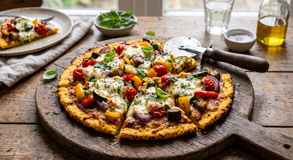 Sprød bund, smagfulde toppings og 100% glutenfri nydelse.