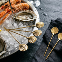 Crafts La Marée Skaldyrsgafler Champagne - 6 stk.