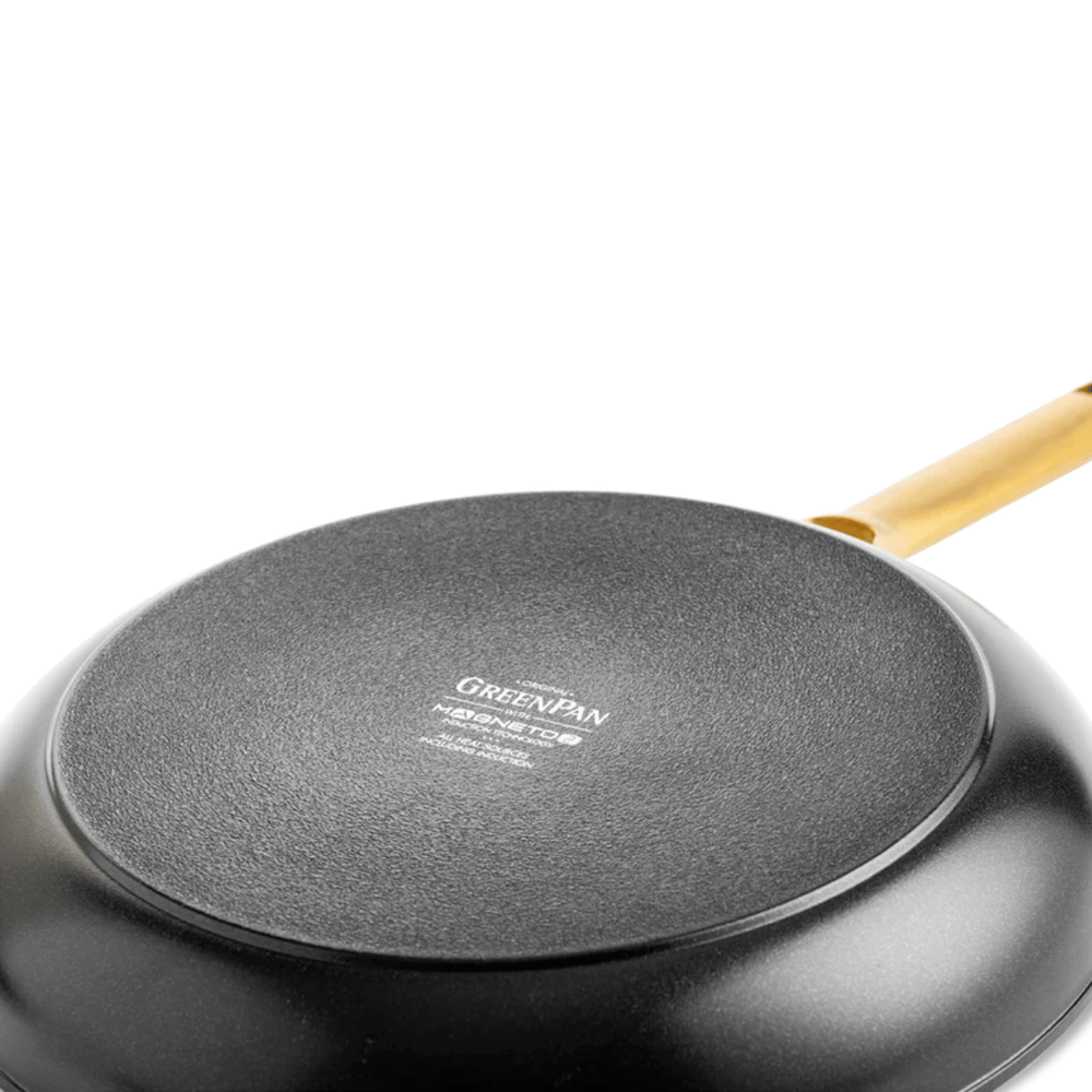 GreenPan Pannenset Padova Reserve Black 6-delt - Keramisk non-stick belægning - Kogepande ø 24 cm, Steelpande ø 18, 20 cm, Stegepande ø 20, 28 cm & Gryde ø 24 cm