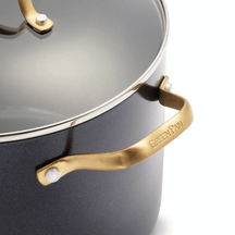 GreenPan Pannenset Padova Reserve Black 6-delt - Keramisk non-stick belægning - Kogepande ø 24 cm, Steelpande ø 18, 20 cm, Stegepande ø 20, 28 cm & Gryde ø 24 cm