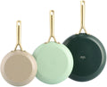 GreenPan Stegepande Sæt Shades Natural 3-delt - Keramisk non-stick belægning - Stegepande ø 20, 24 & 28 cm