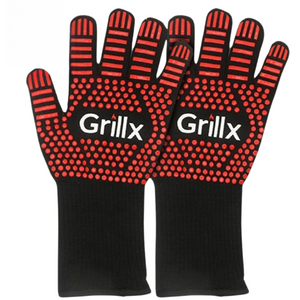 GrillX BBQ Handsker / Ovnhandsker - Ekstra Greb - 2 Styk