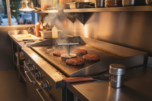 Cookinglife Grill Smashburger Kit / Smashburger Press, BBQ Spatel & Rub Shaker