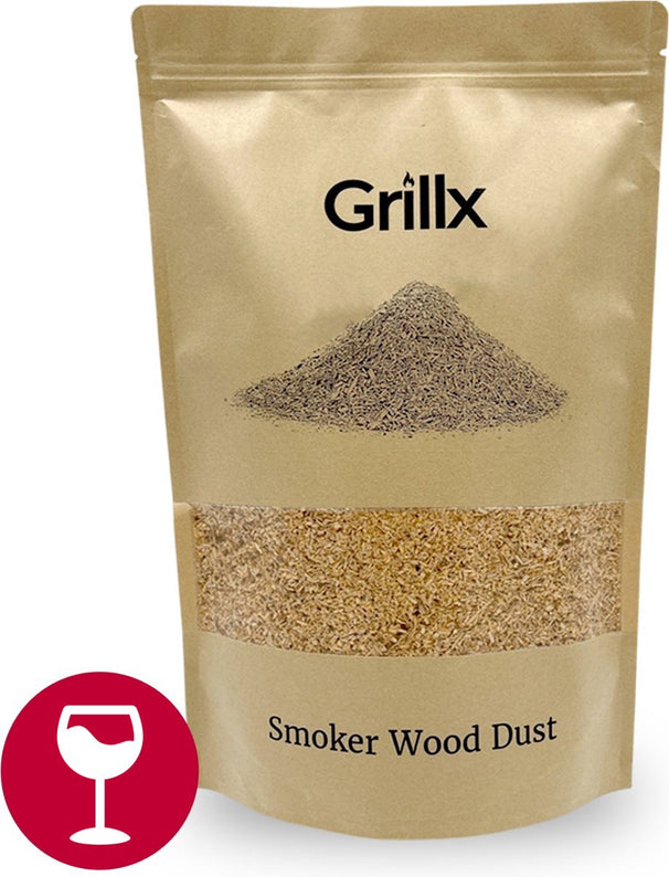 Grillx Rookmot Rød Vin - Til Kold Rygning - 3 Liter