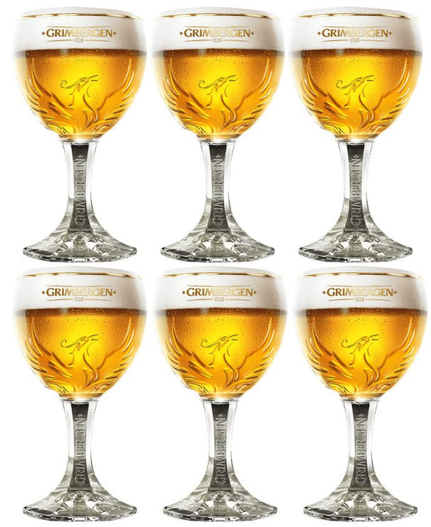 Grimbergen Bierglazen på Fod - 330 ml - 6 stk.