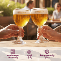 Grimbergen Bierglazen på Fod - 330 ml - 6 stk.
