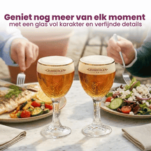 Grimbergen Bierglazen på Fod - 330 ml - 6 stk.