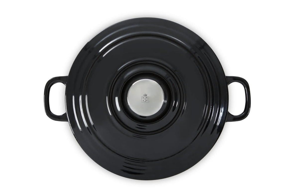 BK Stegegryde Bourgogne Jet Black Gussejern ø 24 cm / 4.2 liter - emaljeret non-stick belægning