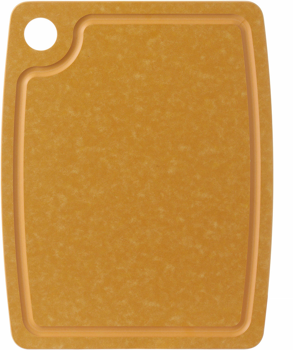 Hendi Skærebræt antislip - opvaskemaskinevenligt - brun træfiber - 37 x 27,5 cm