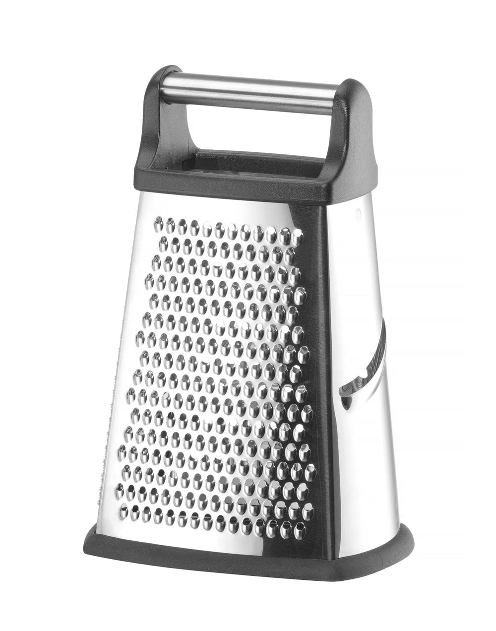 Hendi Rasp - Torenrasp fire-sidet med opsamlingsbakke - RVS - 15 x 13 x 31 cm