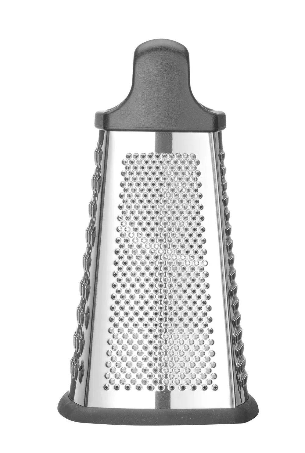 Hendi Rasp - Torenrasp fire-sidet med opsamlingsbakke - RVS - 15 x 13 x 31 cm