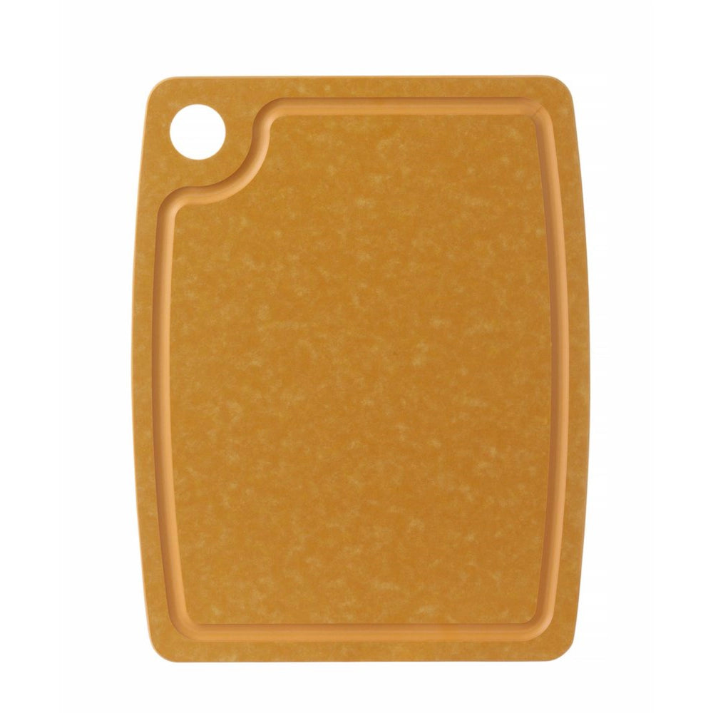 Hendi Snijplank antislip - vaatwasserbestendig -  bruin houtvezel - 44 x 32.5 cm
