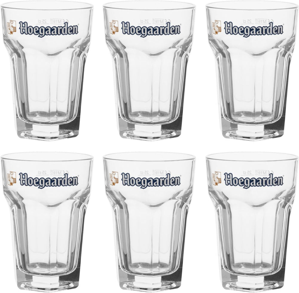 Hoegaarden Bierglazen Witbier - 250 ml - 6 stuks