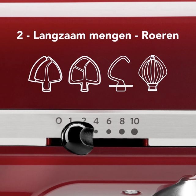 2. Langzaam mengen/roeren