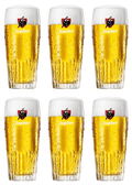 Jupiler Bierglas - 330 ml - 6 stk.