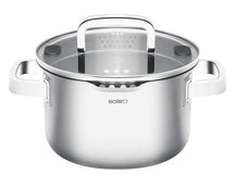 Sola Soeppan Juvia RVS Downdraft og Induktions egnet ø 24 cm / 5.5 liter - egnet til alle varmekilder