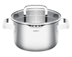 Sola Soeppan Juvia RVS Downdraft og Induktions egnet ø 24 cm / 5.5 liter - egnet til alle varmekilder