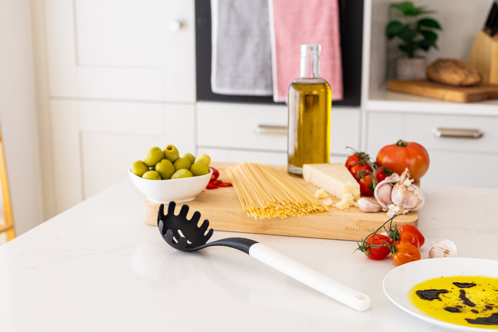 KitchenAid Spaghettilepel Classic Porcelæn Hvid 34 cm