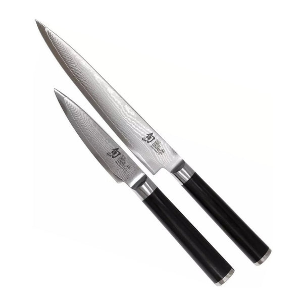 Kai Messenset Shun Classic - 32 lagers damaskstål - (Officemes + Universelt Mes) 2-delt - DMS-210