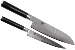 Kai Messenset Shun Classic - 32 lagers damaskstål - (Universelt kniv + Santoku kniv) 2-delt - DMS-230
