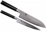 Kai Messenset Shun Classic - 32 lagers damaskstål - (Universelt kniv + Santoku kniv) 2-delt - DMS-230
