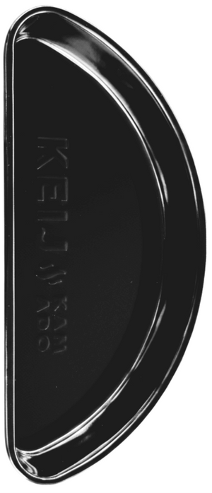 Keij Kamado BBQ Lekbak / Drip Tray Halve Maan Compact - Emaille - til 15 tommer Kamado's - Universel