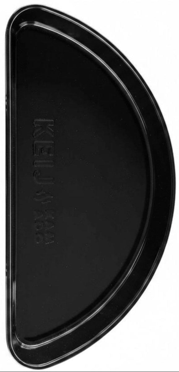 Keij Kamado BBQ Lekbak / Drip Tray Halve Maan Large - Emaille - til 21 tommer Kamado's - Universel