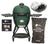 Keij Kamado BBQ Startersæt - Legend XL Green 23 tommer - med Trækul, Tændblokke & Kulkurv