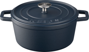 Keij Kamado Dutch Oven / Braadpan Blå - Emaljeret Gussejern - ø 24 cm / 3.5 liter
