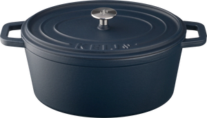 Keij Kamado Dutch Oven / Braadpan Blå - Emaljeret Gussejern - ø 30 cm / 6 liter