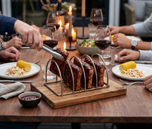 Keij Kamado BBQ Sparerib Rek Small - RVS - til 4 spareribs