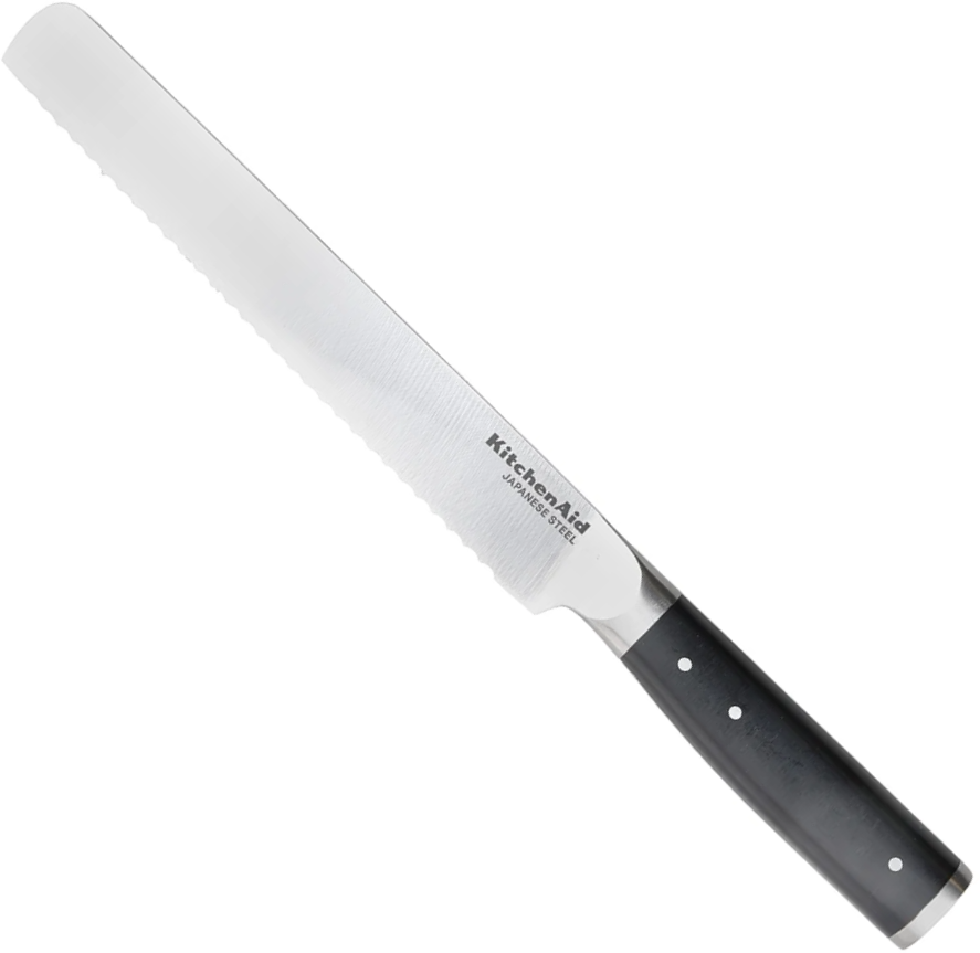 KitchenAid Brødkniv Gourmet 20 cm + Gratis knivbeskytter