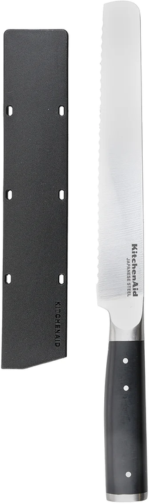 KitchenAid Brødkniv Gourmet 20 cm + Gratis knivbeskytter