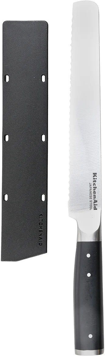 KitchenAid Brødkniv Gourmet 20 cm + Gratis knivbeskytter