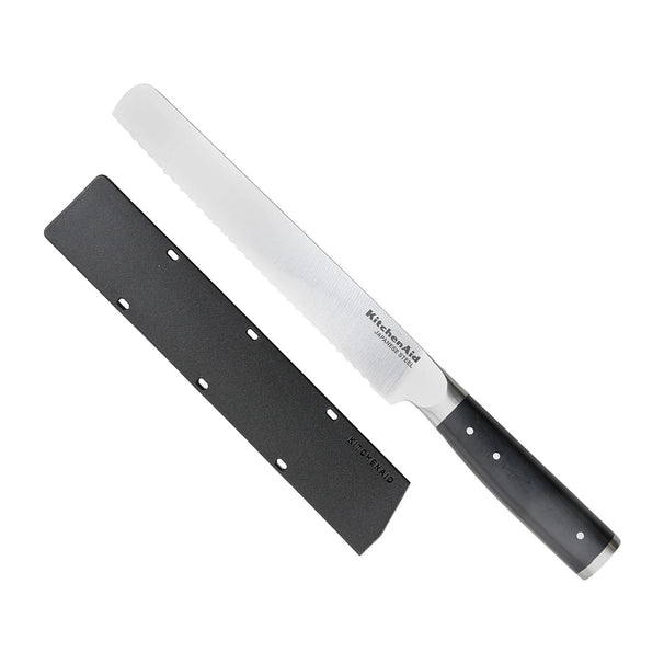 KitchenAid Brødkniv Gourmet 20 cm + Gratis knivbeskytter