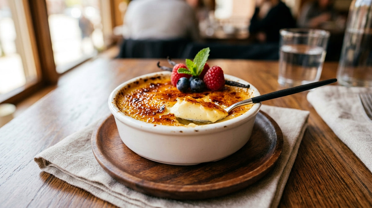 Den perfekte dessert med den uimodståelige karamelliserede skorpe