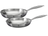 Cookinglife Stegepandssæt Superior Triply RVS 2-Delt ø 24 & 28 cm - egnet til alle varmekilder - uden non-stick belægning