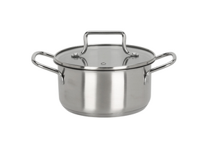 Kogepande Essential Steel RVS Ø 16 cm - 1,3 liter - egnet til alle varmekilder
