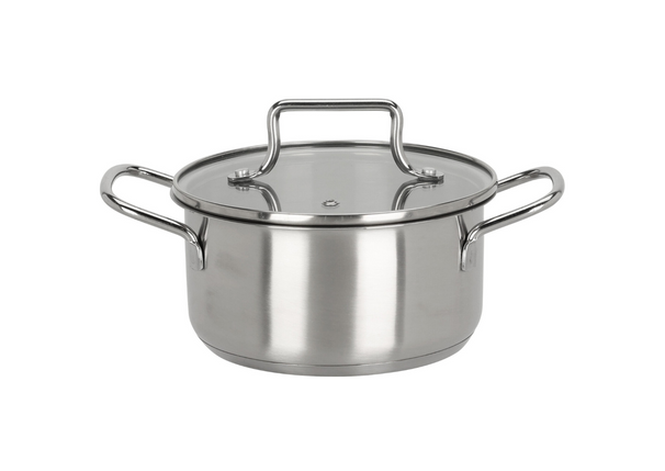 Kogepande Essential Steel RVS Ø 16 cm - 1,3 liter - egnet til alle varmekilder