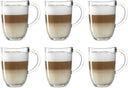 Leonardo Latte Macchiato Glas - Napoli 380 ml - 6 stk - Varmebestandig