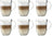 Leonardo Latte Macchiato Glas - Napoli 380 ml - 6 stk - Varmebestandig