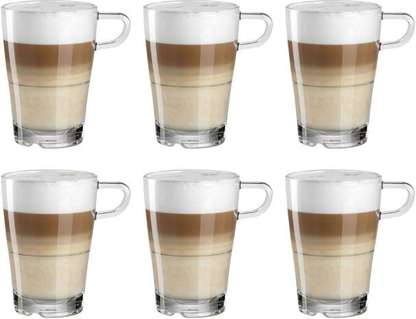 Leonardo Latte Macchiato Glas Senso - Stapelbar - 350 ml - 6 stk.