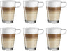 Leonardo Latte Macchiato Glas Senso - Stapelbar - 350 ml - 6 stk.