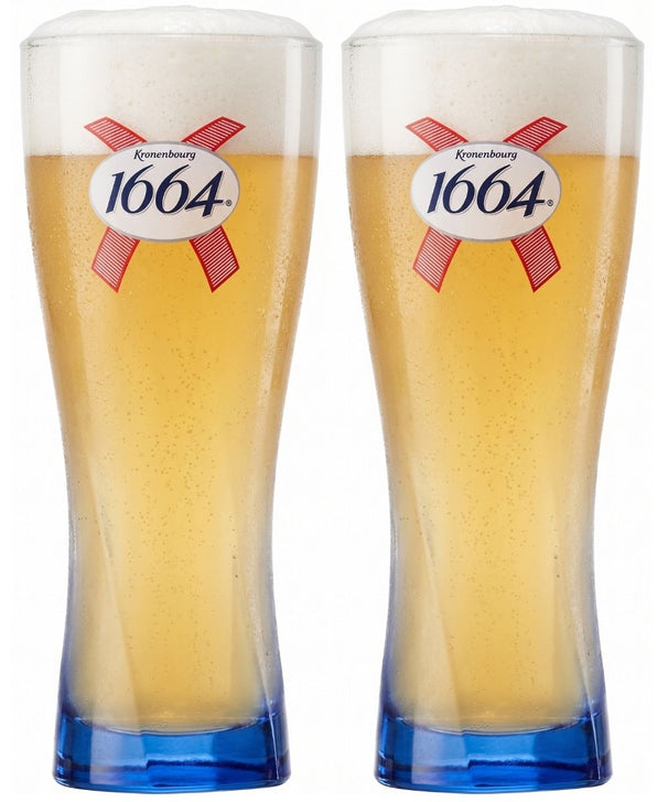 Kronenbourg 1664 Blanc Ølglas 330 ml - 2 stk.