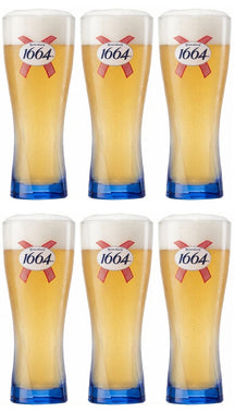 Kronenbourg 1664 Blanc Ølglas 250 ml - 6 stk.