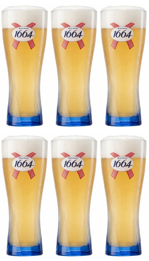 Kronenbourg 1664 Blanc Ølglas 330 ml - 6 stk.